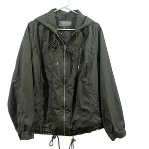Torrid Hooded Jacket olive green size 2